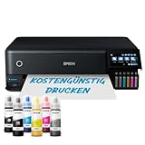 Epson EcoTank ET-8550 Fotodrucker für kreative Enthusiasten, ultrakomfortables...