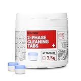Coffee Format 2-Phase Cleaning Tabs Plus 40x3,5g, 2-Phasen Reinigungstabletten...