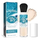 Mineral Sonnenschutz Puder, SPF 50 Sunscreen Matte Loose Powder mit Pinsel,...