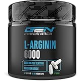 L Arginin - 380 vegane Kapseln - 6000 mg L Arginin HCL pro Tagesportion mit 4980...