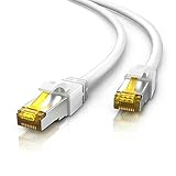 CSL - Primewire - 0,25m 25cm CAT 7 Netzwerkkabel Gigabit Ethernet LAN Kabel -...