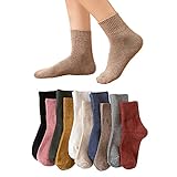 JIANNEI LIFE 10 Paar Damen Baumwolle Socken Atmungsaktive Weiche Crew Socken...