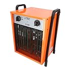 BTEC Heizlüfter 9000 Watt - Elektroheizer - Elektroheizung - 2 Heizstufen -...