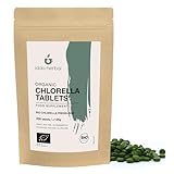 BIO Chlorella Presslinge 500mg, 250 Tabletten (125g), Chlorella Alge, Mikroalge...