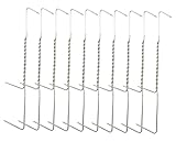 ok4y Räucherhaken Edelstahl 10 Stück Doppelspitz 19 cm gedrillt 2 mm Ø...