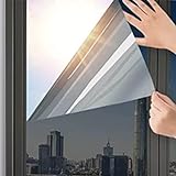 UV-Schutz Sonnenschutzfolie Fenster innen oder außen| 60 x 200 cm Spiegelfolie...
