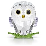 Swarovski Idyllia Baby Eule, Fantasievolle Kristallfigur mit Strahlenden...
