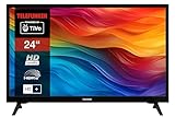 TELEFUNKEN Fernseher 24 Zoll Smart TV (HD-Ready, HDR, Triple-Tuner, 6 Monate HD+...