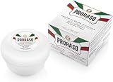 Proraso Shaving Soap inklusive Seifenschale, 150 ml, hautschonende Rasierseife...
