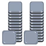 tao Pipe 24 Stück Möbelgleiter, 20mm PTFE Teflon Quadrat Selbstklebende...