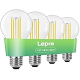 Lepro Energieklasse A E27 LED Warmweiss, 3.8W 806 Lumen Glühbirne E27, Nicht...