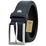 LINDENMANN Leder-Gürtel Herren 35 mm breit, Gürtel Herren Vollledergürtel...