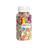 RUF Knallbunte Knusper-Kugeln, essbares Streu-Dekor in knallbunten Farben, bunte...