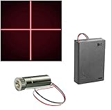 CTRICALVER 1 Stück 650nm 3-6 V Rote Laser Kreuz Modul Diode w/Fahrer Kunststoff...