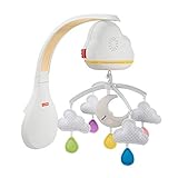Fisher-Price, GRP99 Traumhaftes WolkenMobile und Spieluhr mit Geräuschsensor...