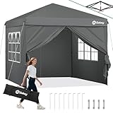 Sekey Pop Up Pavillon 3x3 Wasserdicht Stabil Winterfest, Faltpavillon 3 x 3 m,...