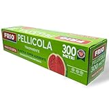 FRIO - 1 Rolle Lebensmittelfolie 300 m - Superhaftend - Professionelles Etui mit...
