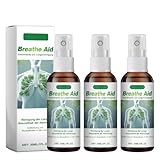 3 Pcs Lungenspray Asthmaspray Rezeptfrei Lungenreinigung Lungenreinigungsspray...