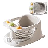 Badewannensitz Baby Ab 6 Monate, Rutschfester Badesitz Baby Mit Saugnäpfen,...
