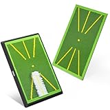 IMAYCC Golfmatte 2-Teilig Austauschbar – Übungsmatte mit Rutschfester...