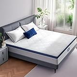 SEZMOONSI Topper 180x200cm, H3-H4 7,5cm Höhe hypoallergen & atmungsaktiv...