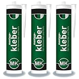 Universal Montagekleber 300ml Kartusche 485g, lösemittelfrei, überstreichbar,...