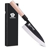 WILDMOK 19,4 cm Deba-Messer Asiatisches Usuba-Lachsmesser Sashimi-Messer...