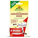 Neudorff Loxiran Ameisenköderdose – Gebrauchsfertige Ameisenköder zur...