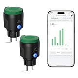 EIGHTREE WLAN Steckdose Outdoor, IP44 Außensteckdose Wasserdicht, WLAN...