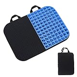 Raxfekro Gel Sitzkissen Orthopädisch, Faltbares Gel Sitzkissen mit Rutschfestem...