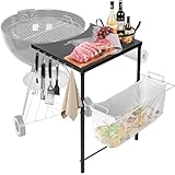 GFTIME Grill Beistelltisch, Seitentisch für Weber Kettle 47/57/67cm Kugelgrill,...