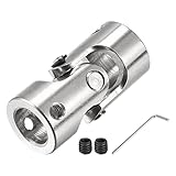 sourcing map Drehbare Kreuzgelenk Wellenkupplung 10mm bis 10mm Innendurchm. L35...