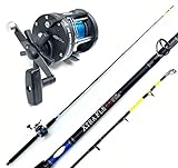 FLADEN Fishing Norwegen Angelset Combo Boot Hochsee Rute 2,10m 20-30...