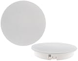 ChiliTec Einbaulautsprecher 34mm Flacher Lautsprecher für Decke Wand 2-Wege...