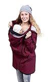Viva la Mama - Umstandsjacke Babytragejacke Softshell Herbst Winter warm...