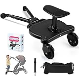 BugyKido Buggy Board mit Sitz, Trittbrett für Kinderwagen Universal, Buggy...