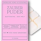 Interluxe Duftmelt Wachsmelt Zauberpuder rosa angenehm duftend Waxmelt 100%...