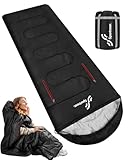 Schlafsack, Sportneer Anziehbarer Deckenschlafsäcke 220 x 85 cm tragbarer 3-4...