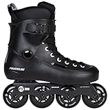 Powerslide Inline Skates Zoom Black 80, Unisex für Herren und Damen in Schwarz,...