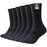 SockWaddles Socken Herren Damen, 6 Paar Baumwolle Atmungaktive Gepolsterte...
