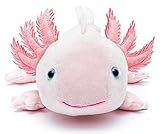 Uni-Toys - Axolotl (rosa) - 32 cm (Länge) - Plüsch-Wassertier - Plüschtier,...