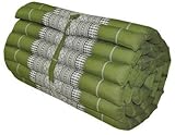 Wilai Thaiboo® Thaimatte Kapok Rollmatte Rollmatratze Schmal 175x55x5cm...