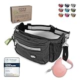 PAWZONE Futterbeutel Hunde - Leckerlibeutel für Hunde - Bauchtasche für Hunde...