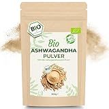 Curly Superfood® Ashwagandha Pulver Bio 500g - 100% naturreine BIO Qualität...