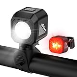 toptrek Fahrradlicht Set USB Aufladbar, StVZO zugelassen Fahrrad Lichter Led...