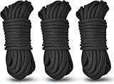 8mm Baumwollschnur 3Pack Baumwollseil 10m/Rolle - Baumwollkordel weich und...