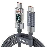 toocki 100W USB C auf USB C Kabel, 2M Schnellladekabel Ladekabel mit LED...