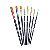 Pelikan Lot de 8 pinceaux synthétiques de qualité supérieure