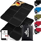 2er Set Sitzmatte/Faltbares Iso-Thermo-Sitzkissen mit Tragetasche und...