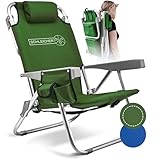 Schleicher - Strandstuhl Campingstuhl Klappstuhl Outdoorstuhl Klappbar Faltbar...